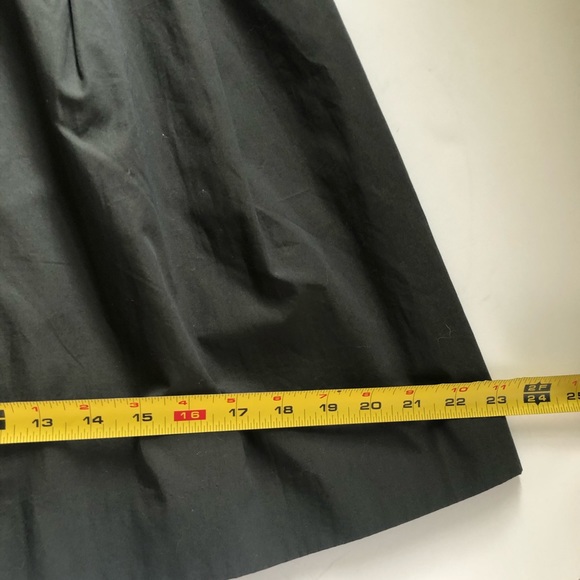 J Crew Ribbon Strap A Line Black Dress - Size 2 - Picture 7 of 10